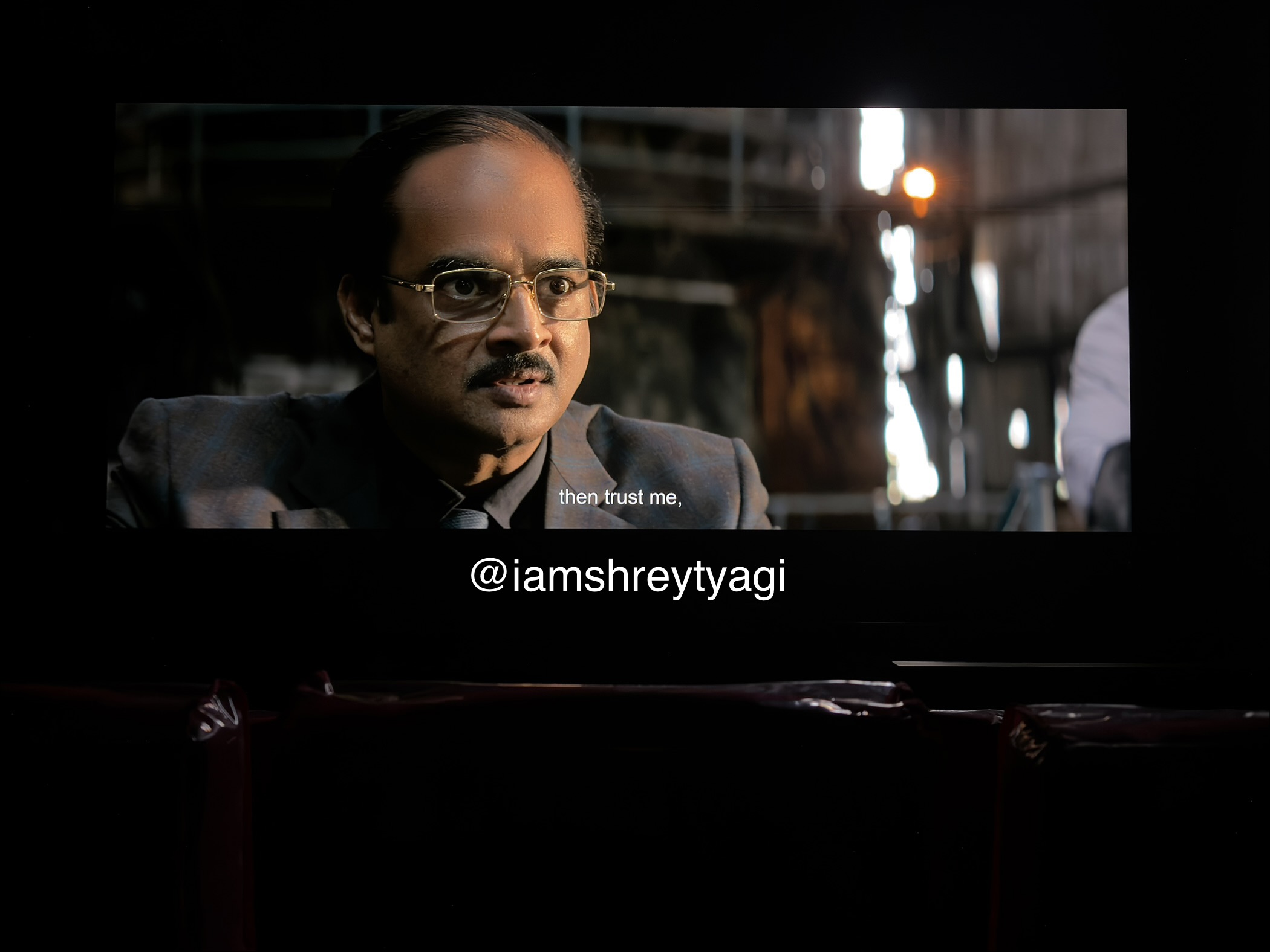 Dhurandhar content playing on screen 3