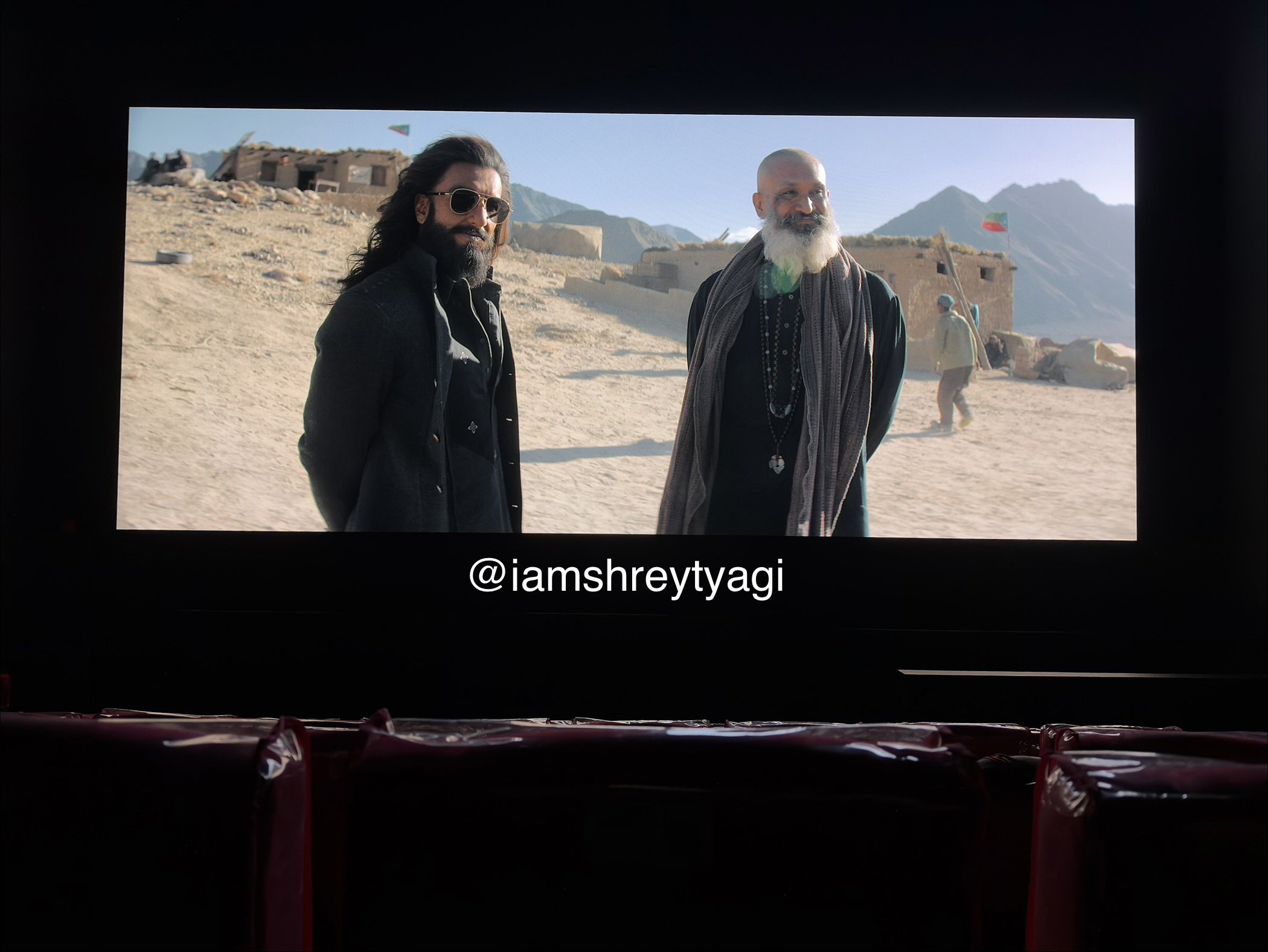Dhurandhar content playing on screen 2