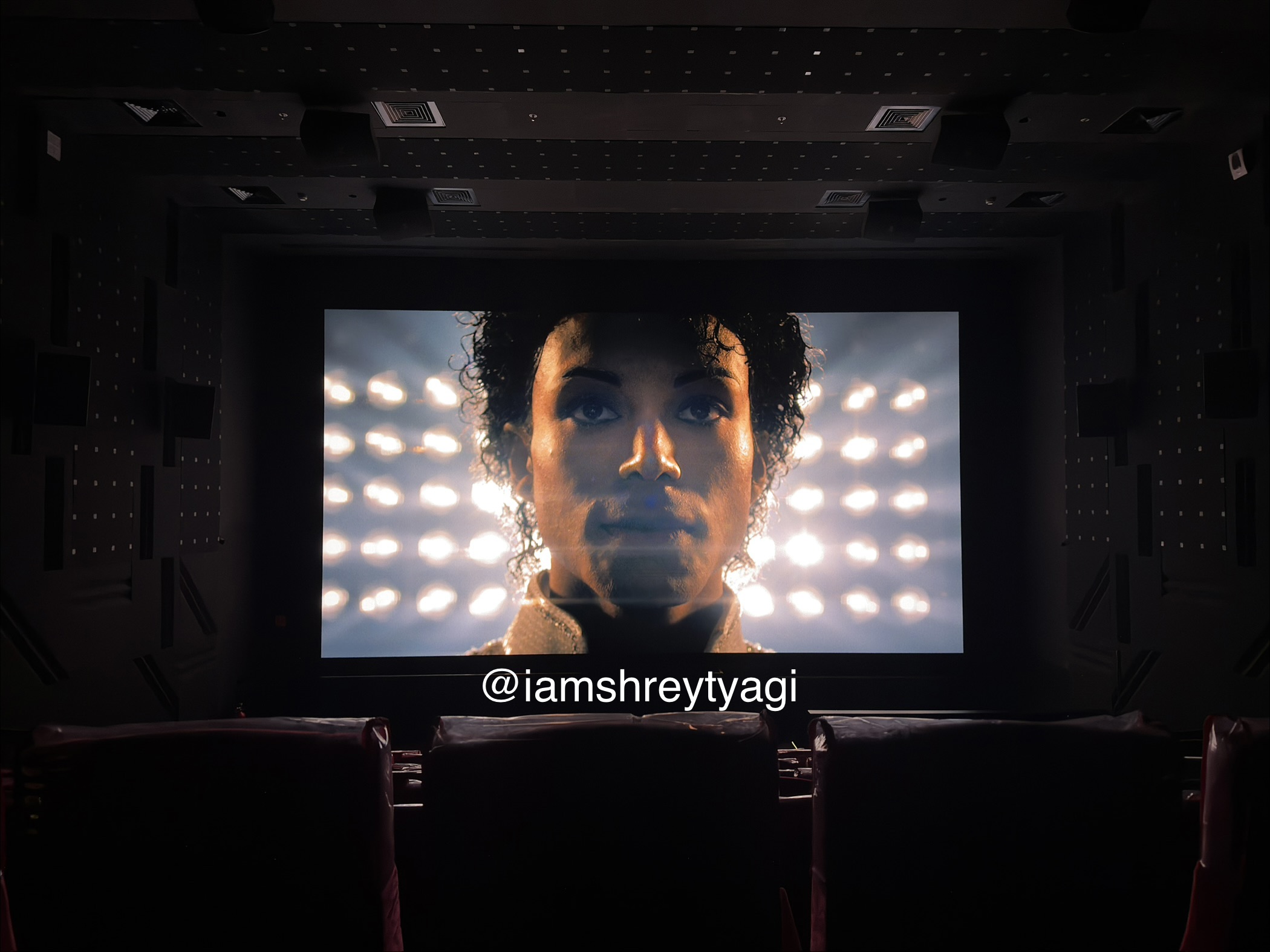 Michael playing on screen 2