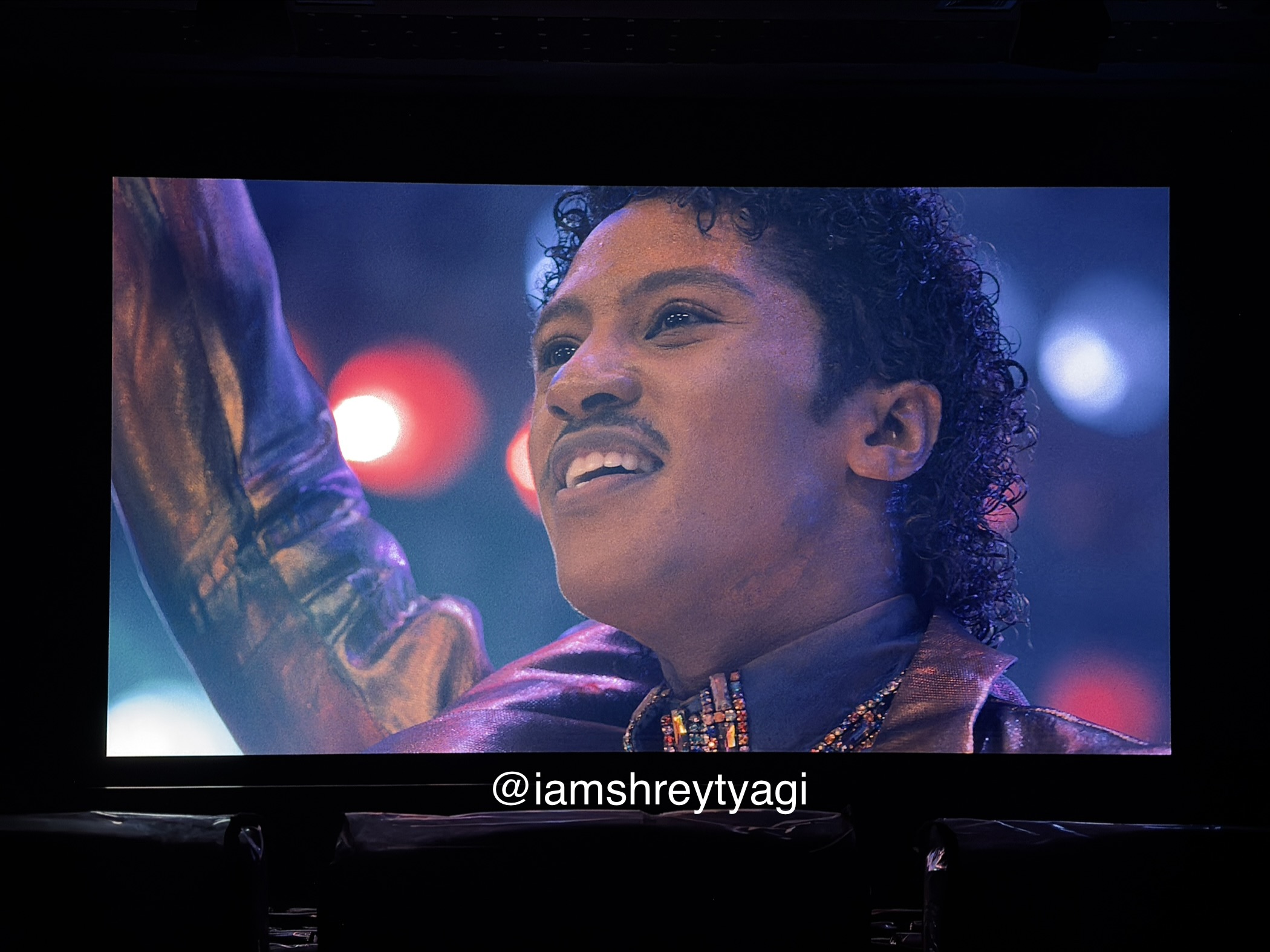 Michael playing on screen 1